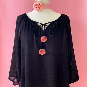 NEW! Johnny Was Calmé Gauze Split Sleeve B…